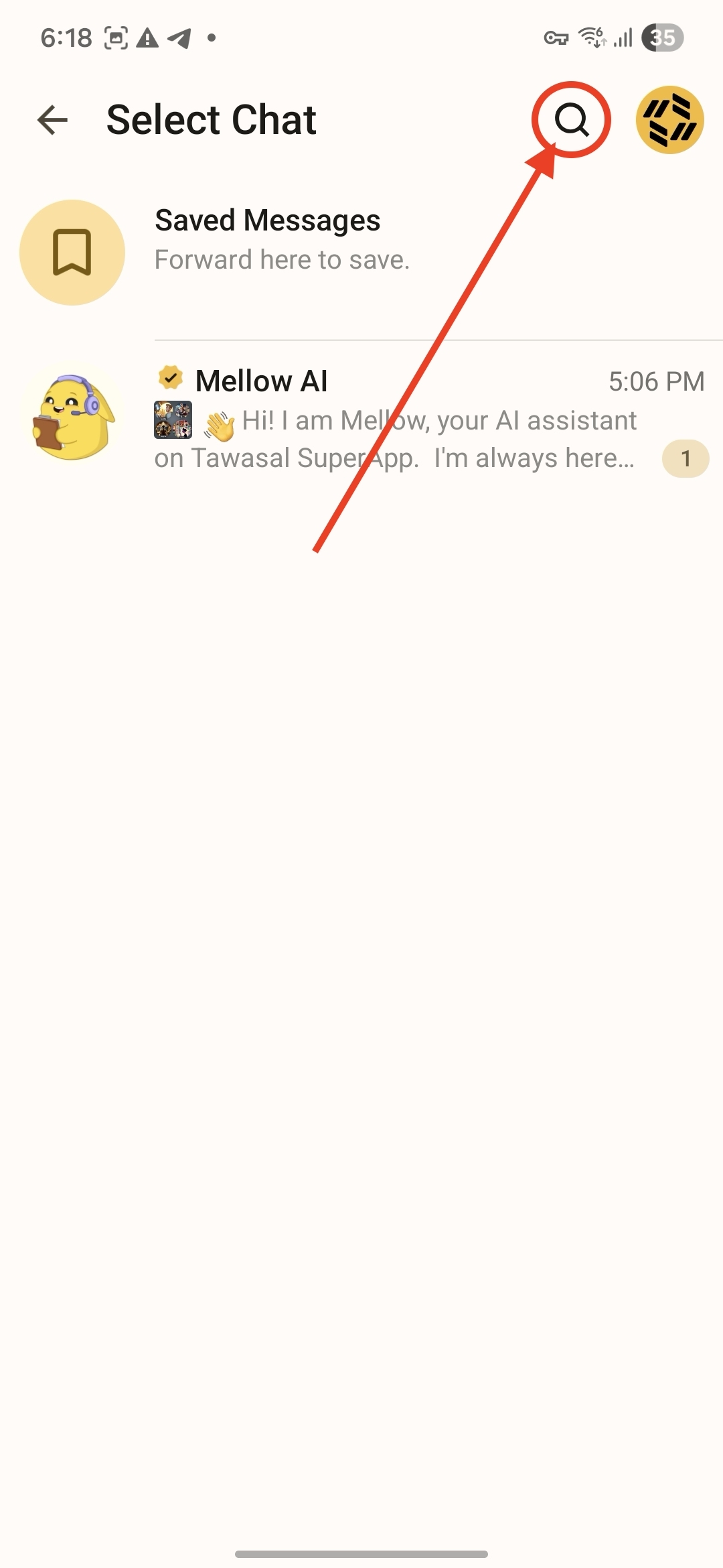 Android Search icon